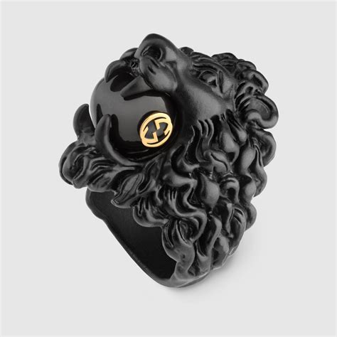 gucci lion head ring fake|gucci lion ring with pearl.